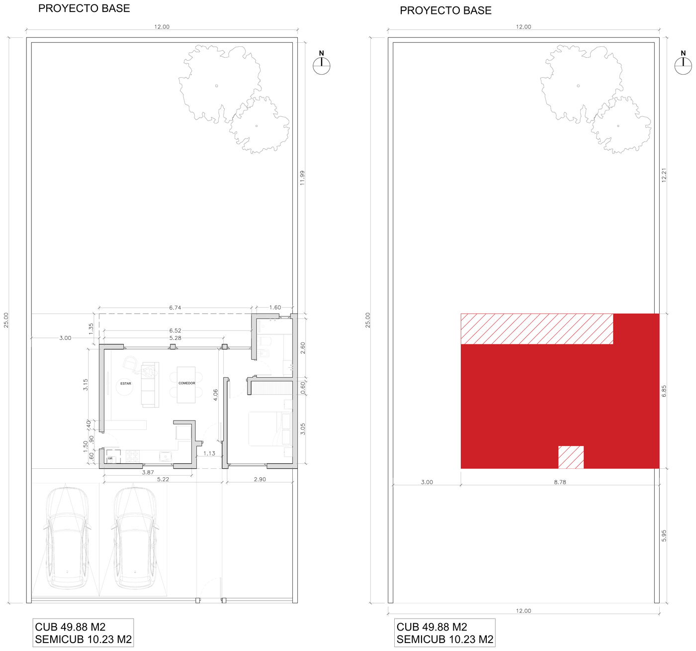 Planta del proyecto base